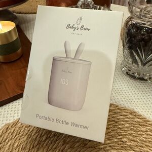 NIB Baby’s Brew Portable Bottle Warmer - White